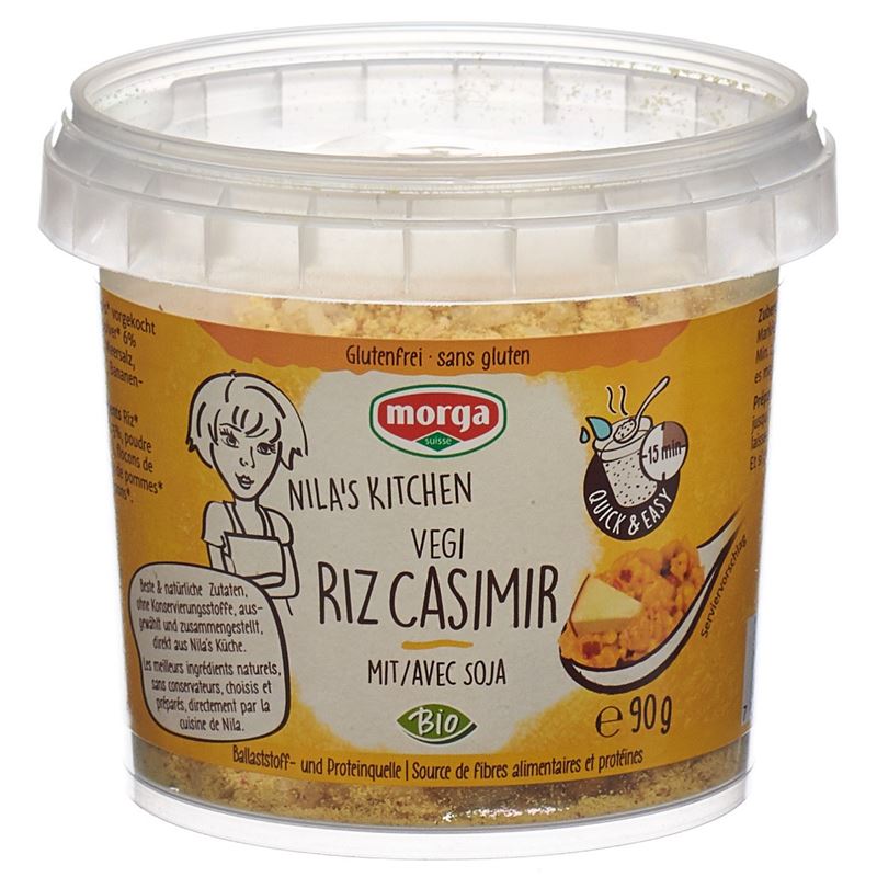 MORGA Riz Casimir mit Soja Vegi gf Bio Ds 90 g