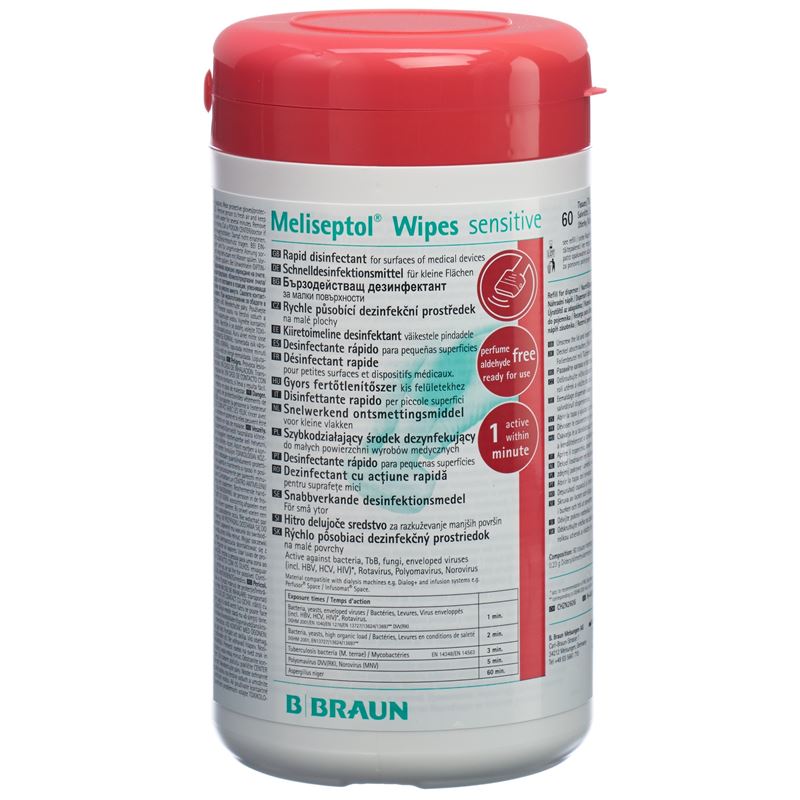 MELISEPTOL Wipes sensitive Dose West