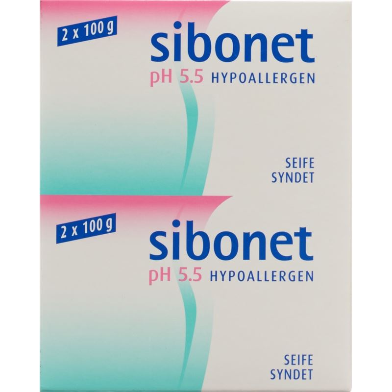 SIBONET Seife pH 5.5 Hypoallergen 2 x 100 g