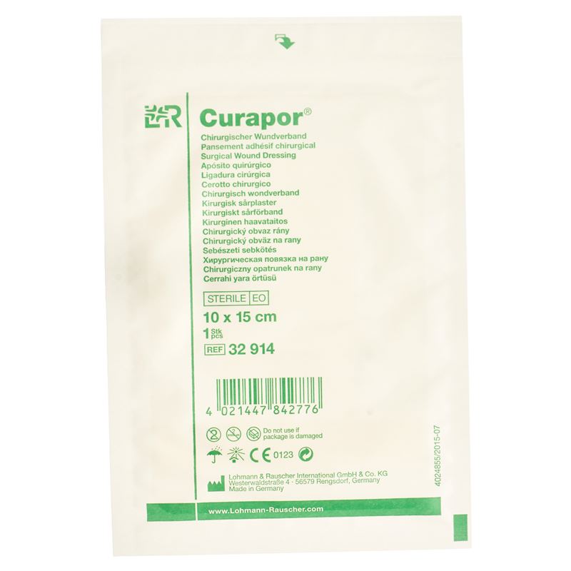 CURAPOR Chirurgisch Wundverband 10x15cm st 50 Stk