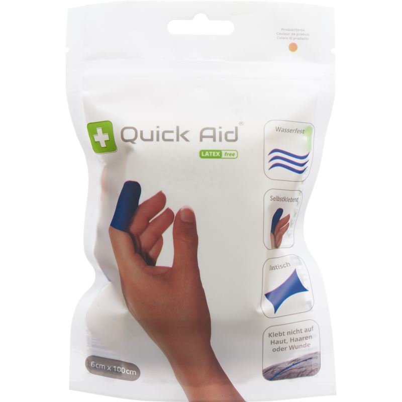 QUICK AID Pflaster 6x100cm Latexfrei hautfarbig