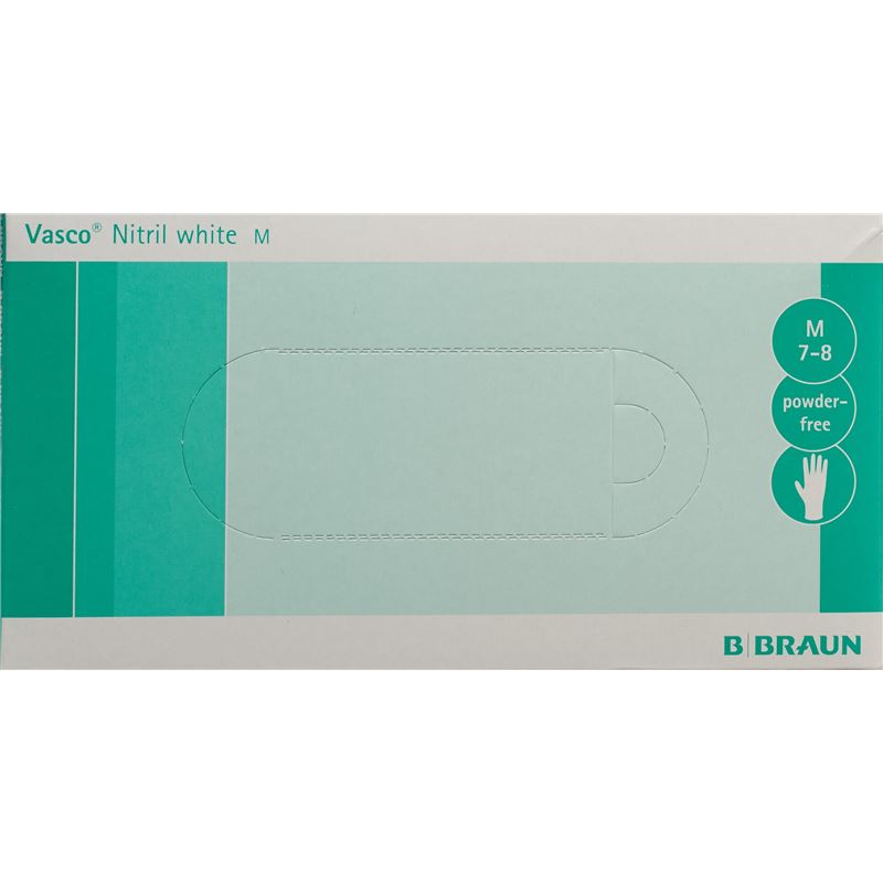 VASCO Nitril Handschuhe M white 150 Stk