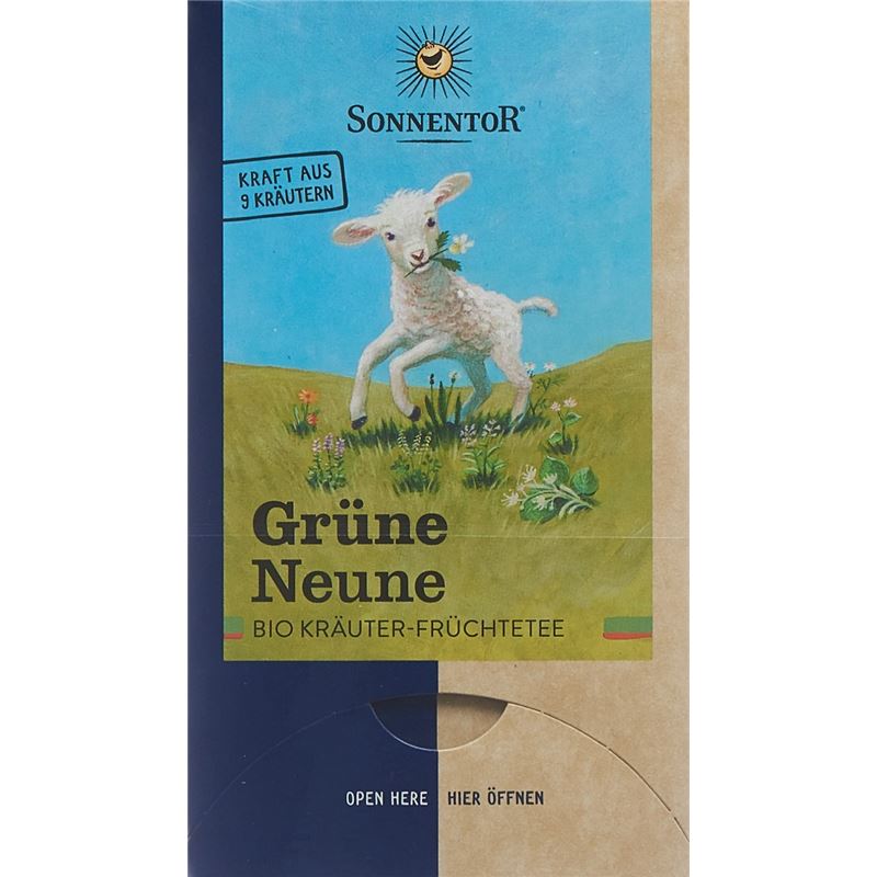 SONNENTOR Grüne Neune Tee Btl 18 Stk