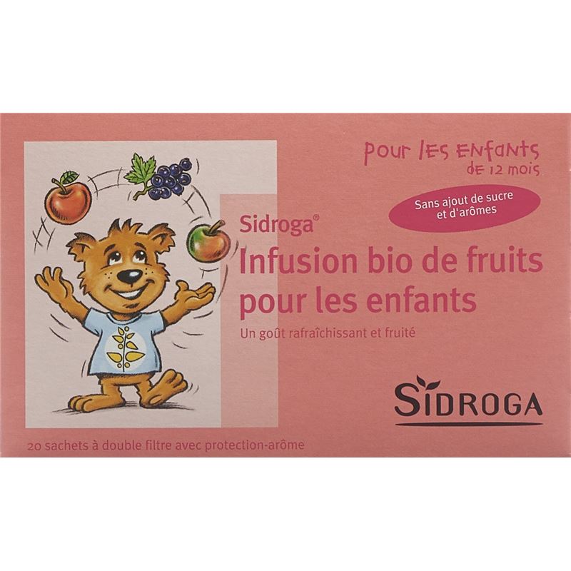 SIDROGA Bio Kinder Früchtetee 20 Btl 1.5 g