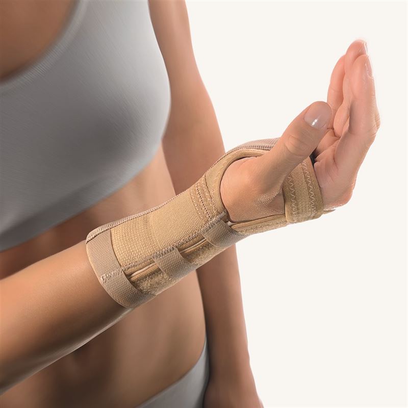 BORT Handgelenkstütze Schiene rech M -19cm beige