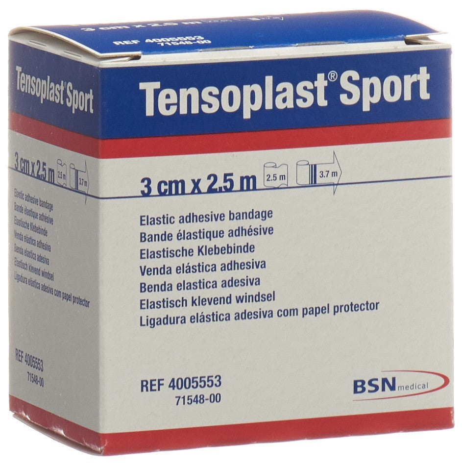 TENSOPLAST SPORT Elastisches Tape 3cmx2.5m