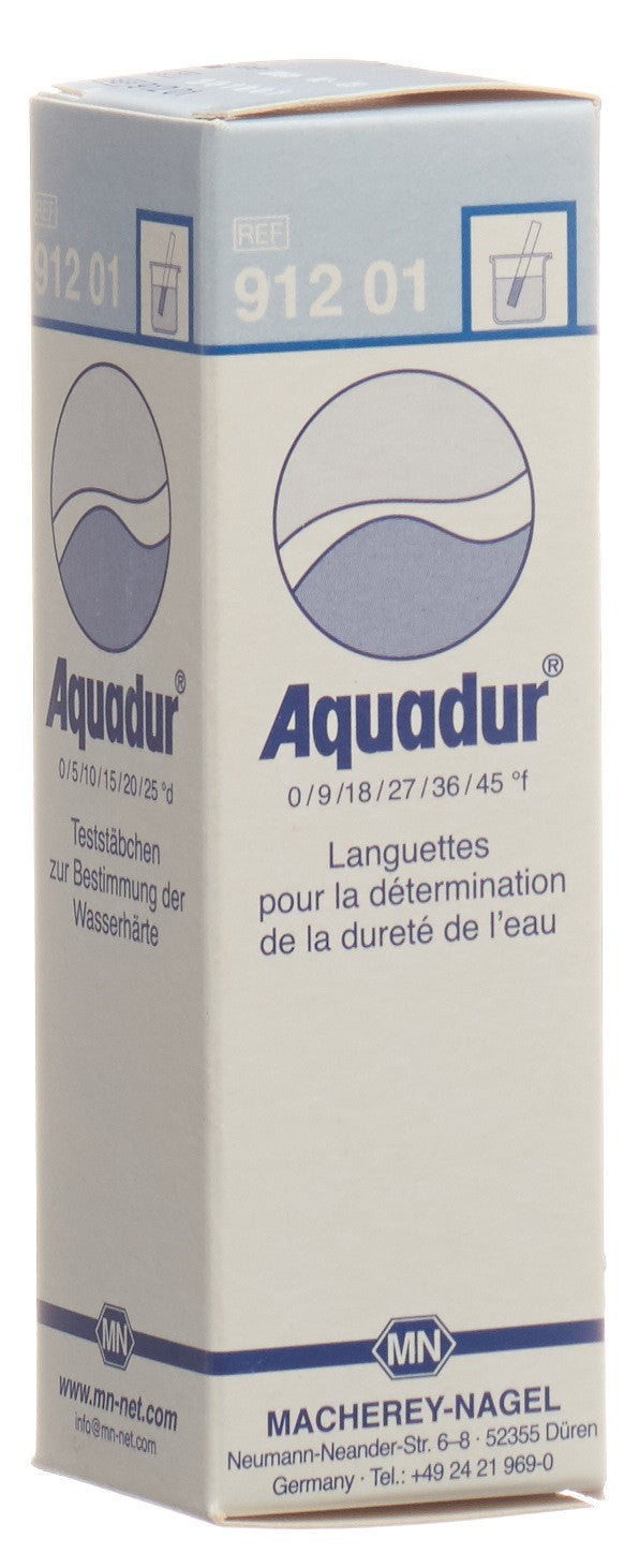 AQUADUR Wasserhärte Teststäbchen 0°d-25°d 100 Stk