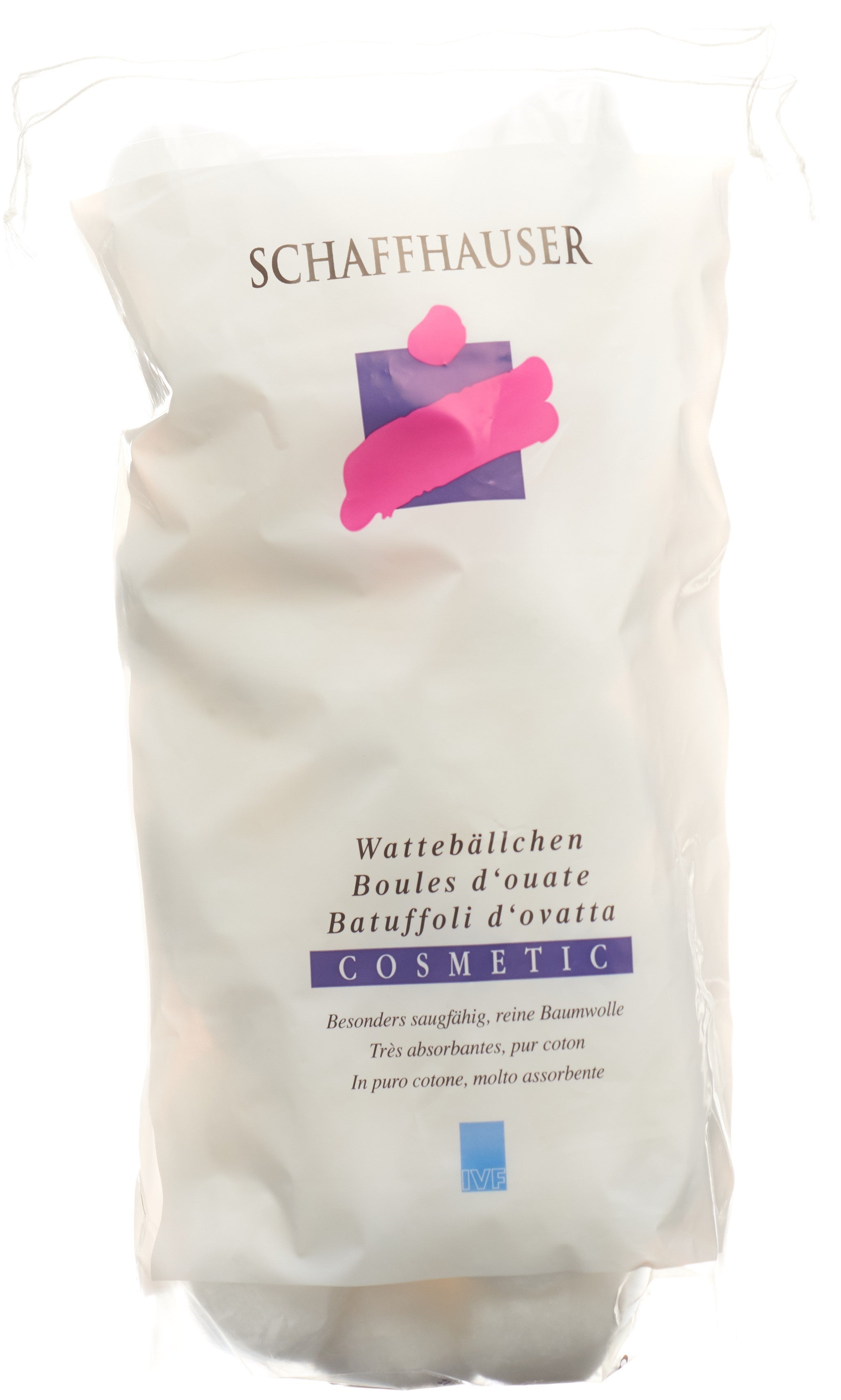 SCHAFFHAUSER Wattebällchen Cosmet weiss 60 g