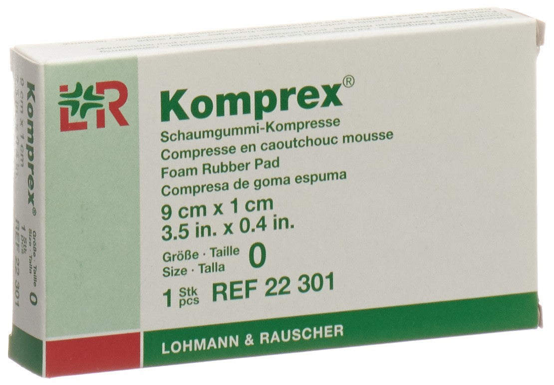 KOMPREX Schaumgummi Kompresse 9x5x1cm