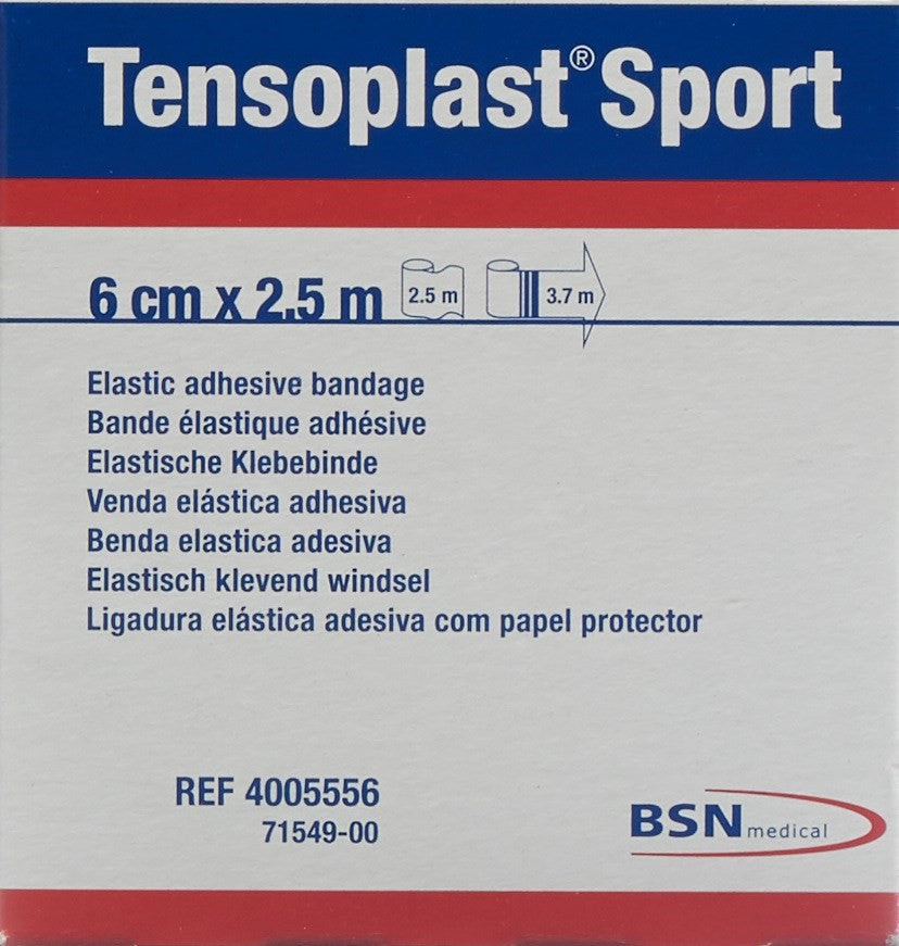 TENSOPLAST SPORT Elastisches Tape 6cmx2.5m