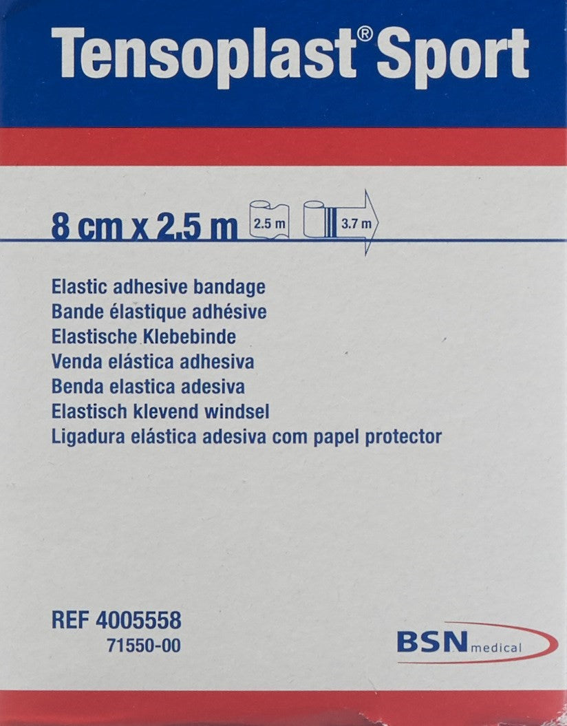 TENSOPLAST SPORT Elastisches Tape 8cmx2.5m