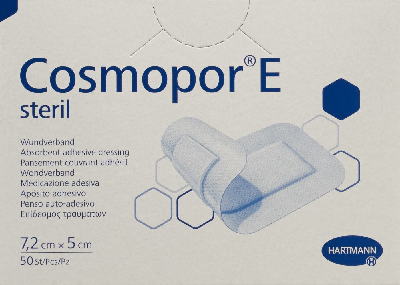 COSMOPOR E Schnellverband 7.2cmx5cm steril 50 Stk