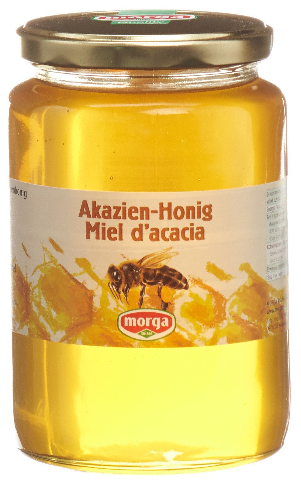 MORGA Akazien Honig Ausland Glas 1 kg