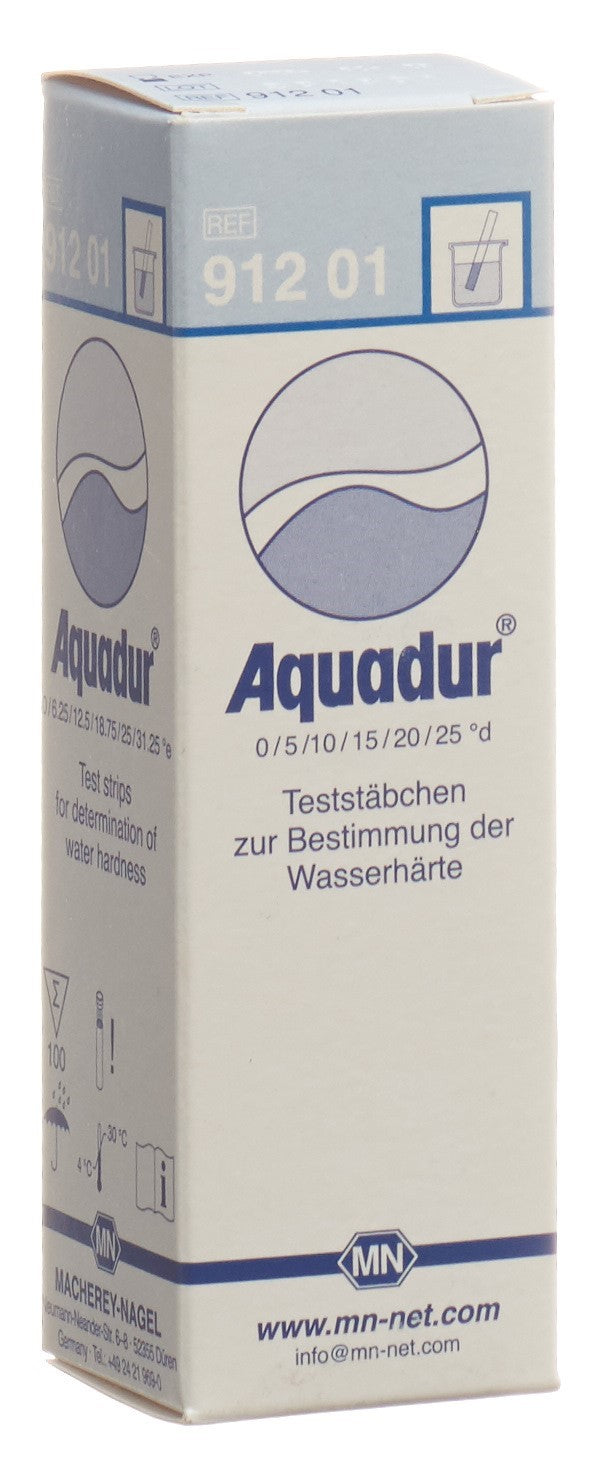 AQUADUR Wasserhärte Teststäbchen 0°d-25°d 100 Stk