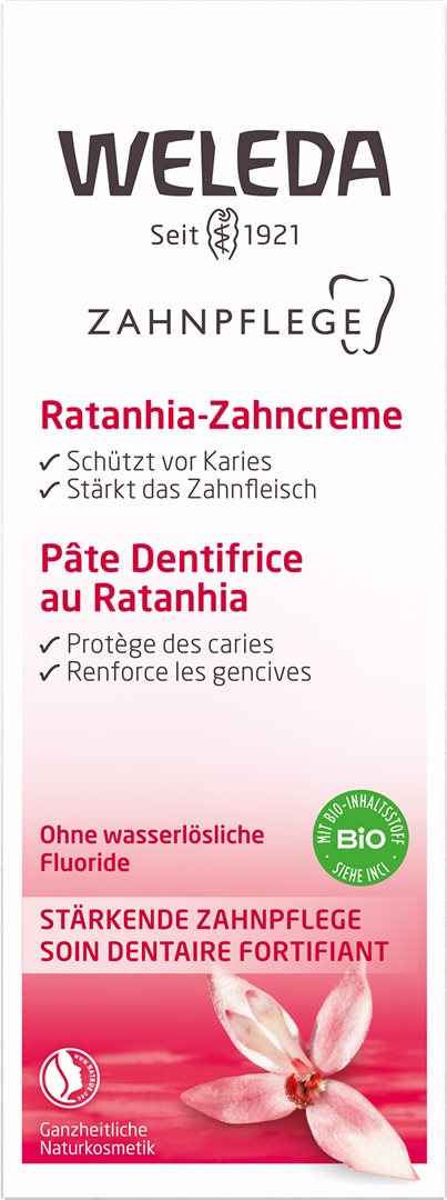 WELEDA Ratanhia-Zahncreme Tb 75 ml