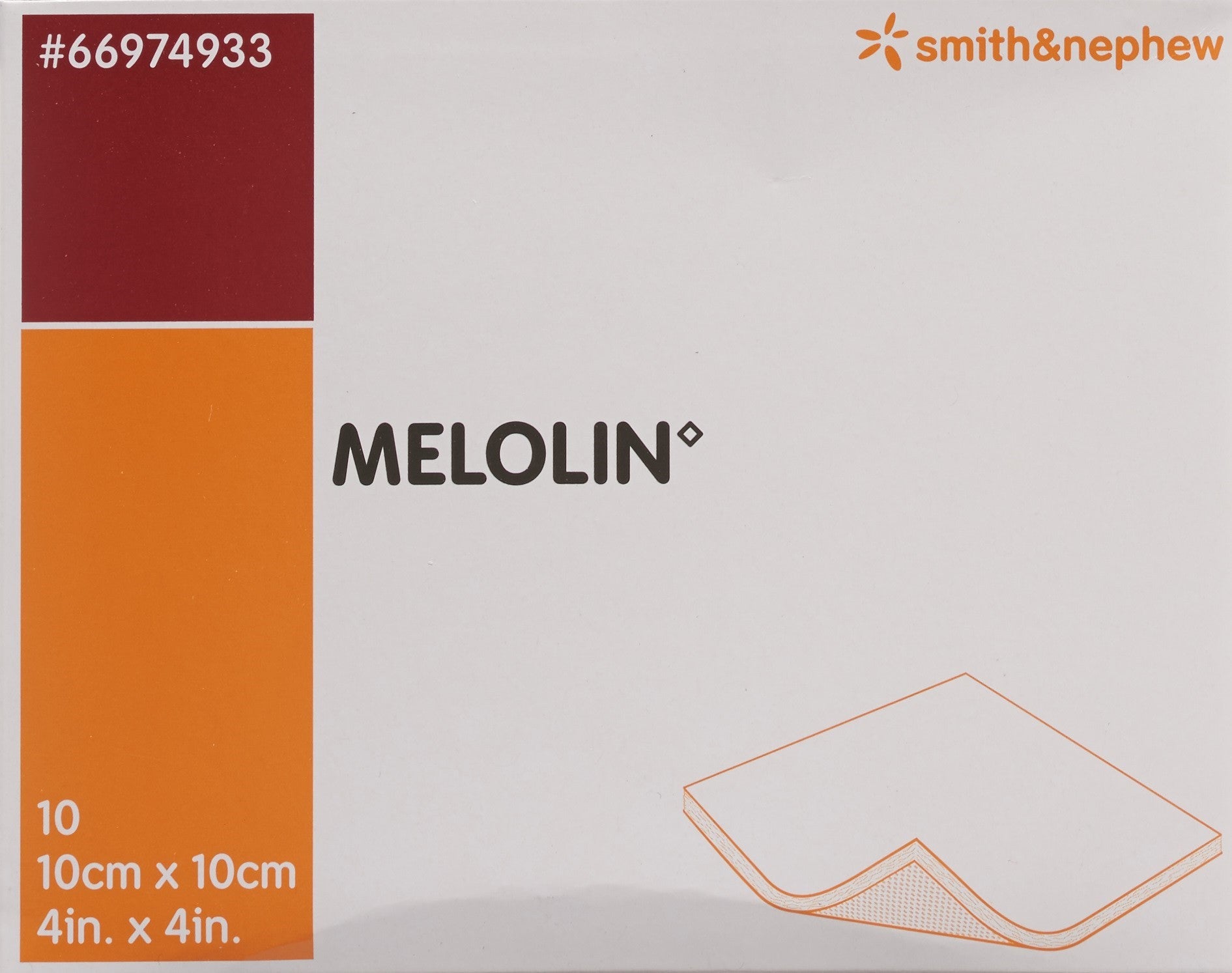 MELOLIN Wundkompressen 10x10cm steril 10 Btl