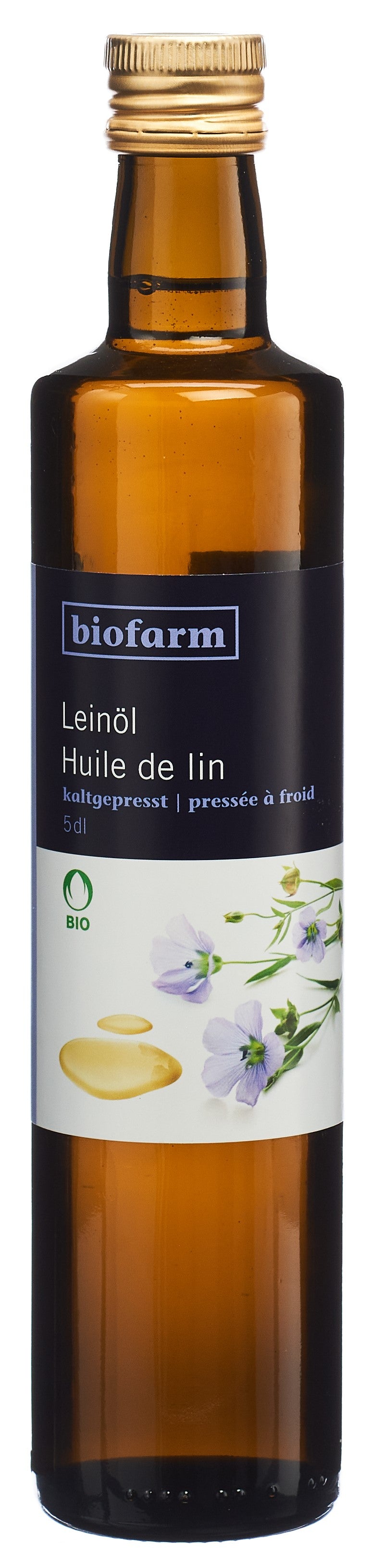 BIOFARM Leinöl Knospe Fl 5 dl