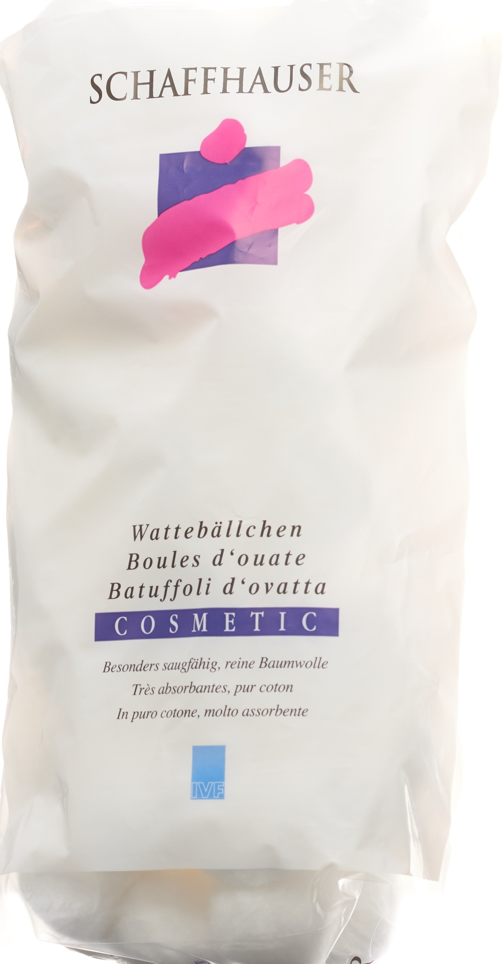 SCHAFFHAUSER Wattebällchen Cosmet weiss 60 g