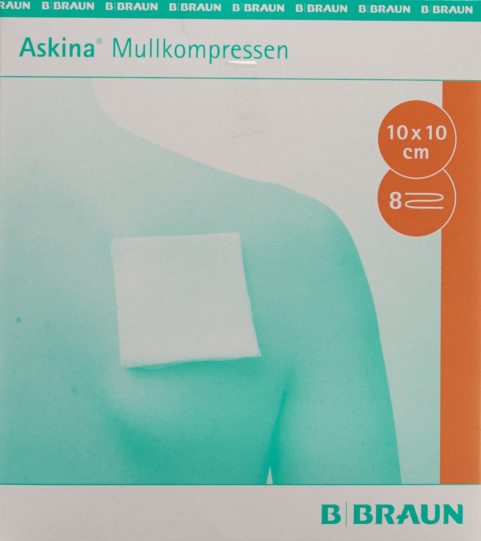 ASKINA Mullkompresse 10cmx10cm ster 25 x 2 Stk