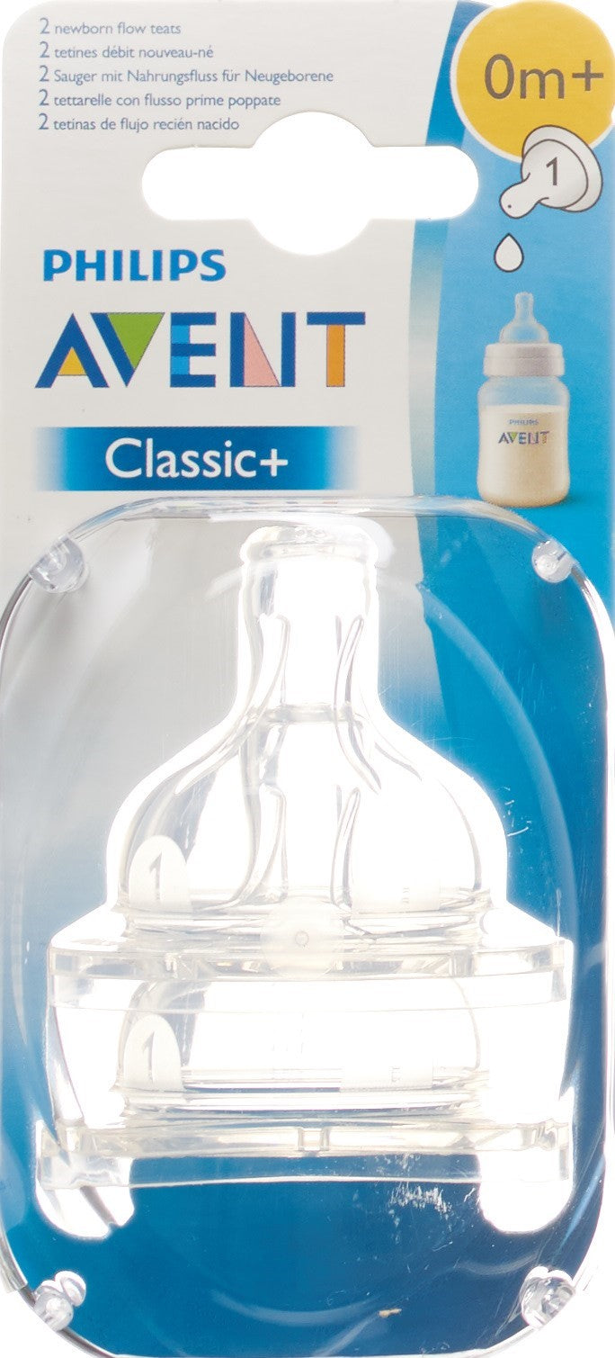 AVENT PHILIPS Klassik-Sauger 1 Loch 2 Stk