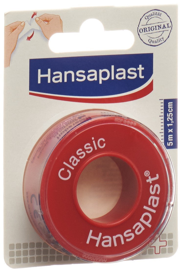 HANSAPLAST Classic Heftpflaster 5mx1.25cm