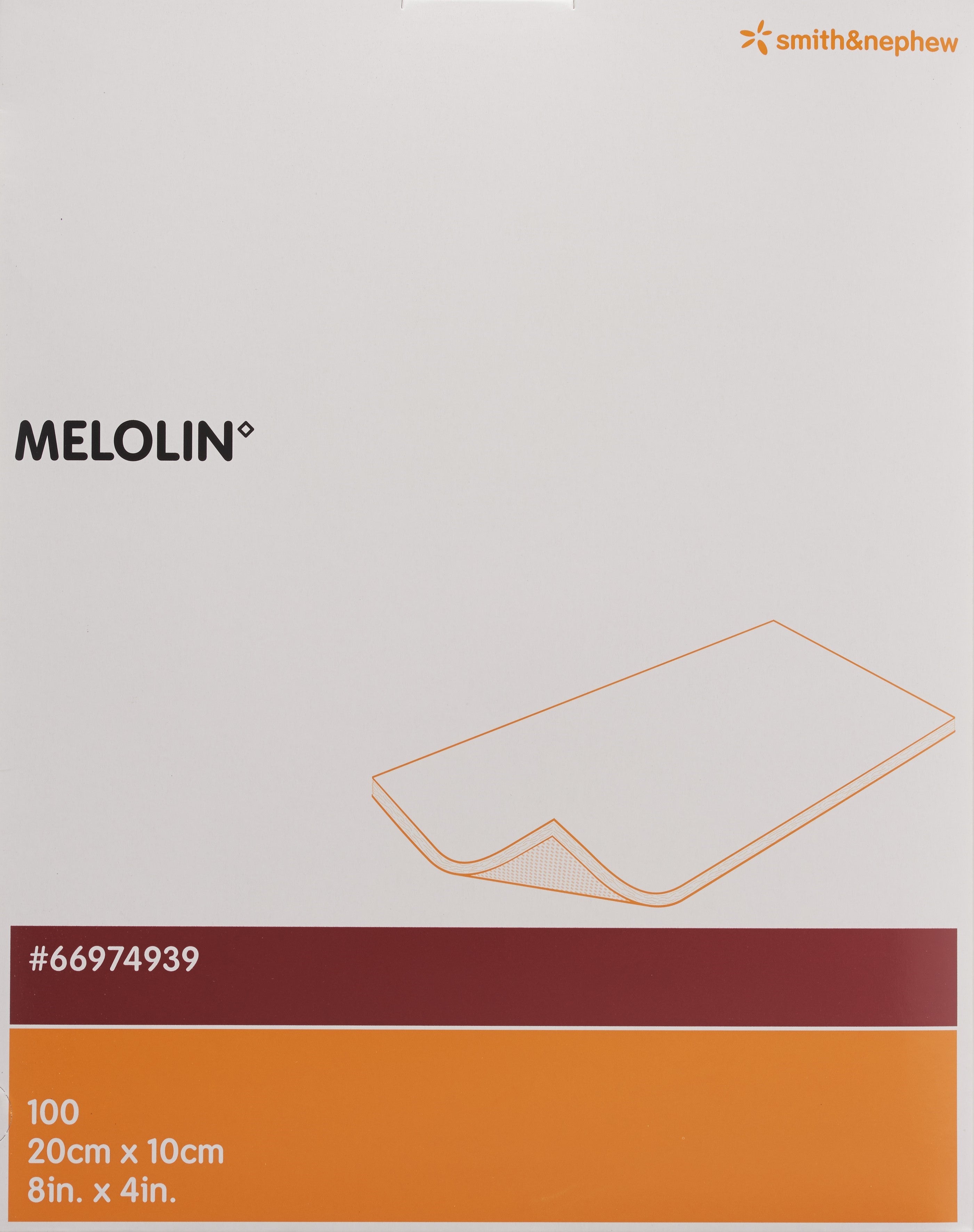 MELOLIN Wundkompressen 10x20cm steril 100 Btl