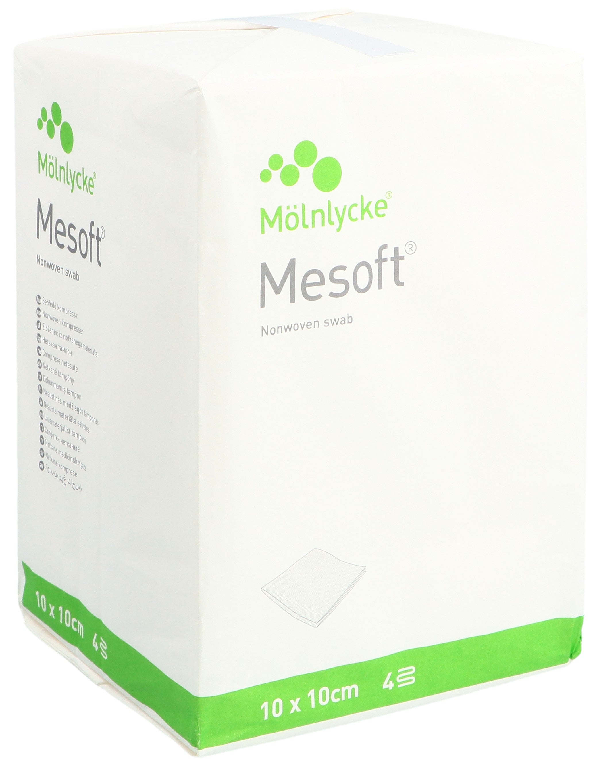 MESOFT NW Kompressen 10x10cm unst 100 Stk