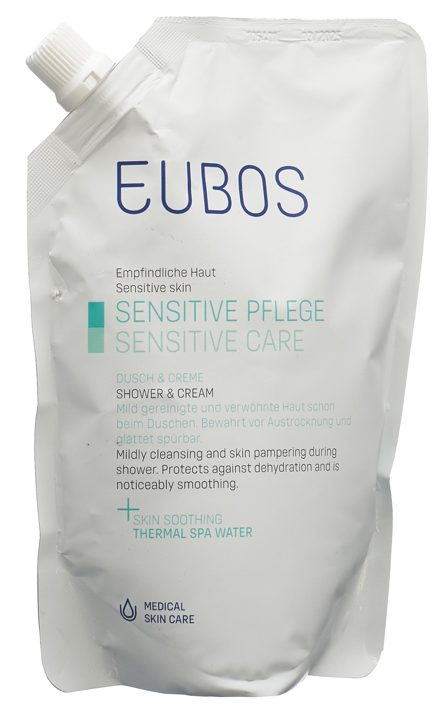 EUBOS Sensitive Dusch + Creme refill 400 ml