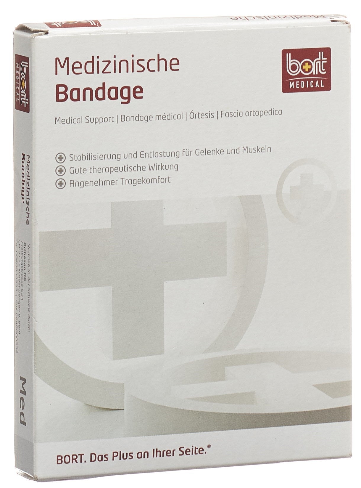 BORT Kniebandage S -32cm beige