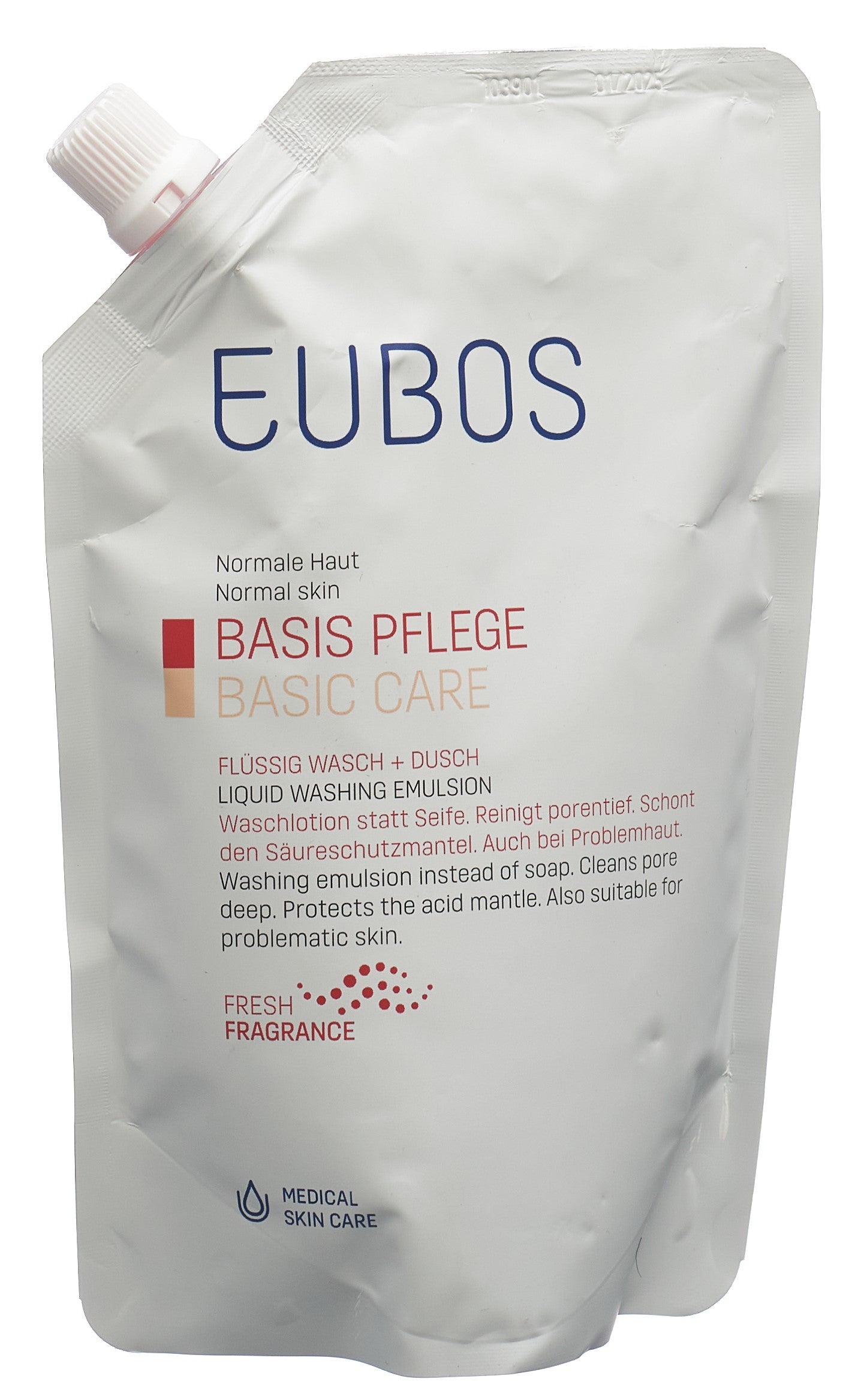 EUBOS Seife liq parf rosa refill 400 ml