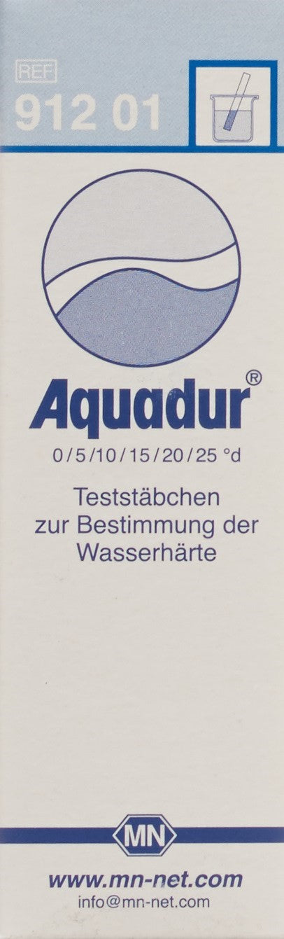 AQUADUR Wasserhärte Teststäbchen 0°d-25°d 100 Stk