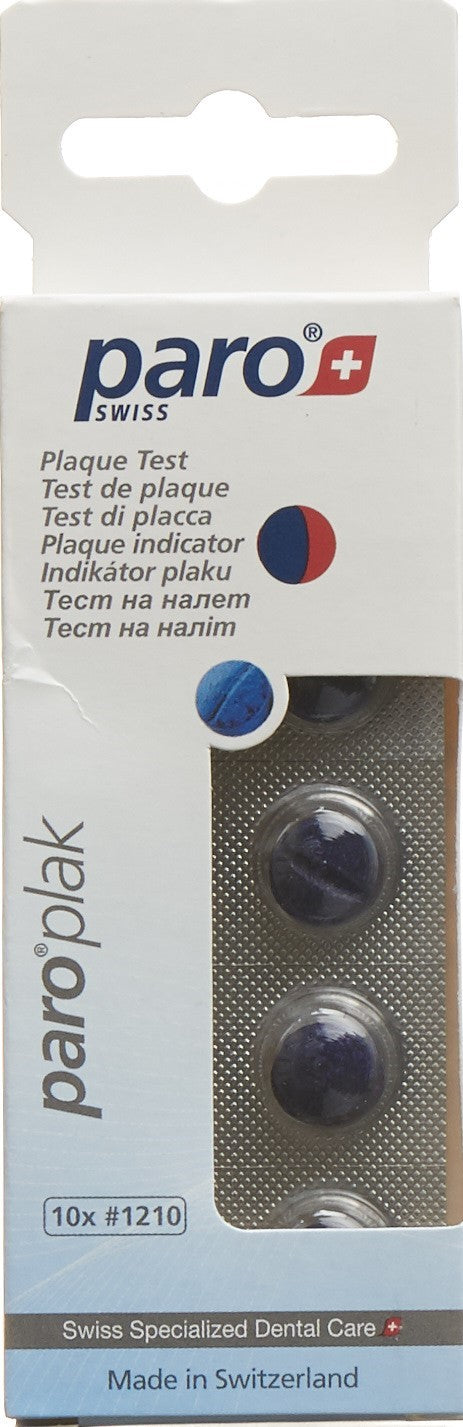 PARO PLAK 2-Farben Tabletten rot/blau 10 Stk 1210