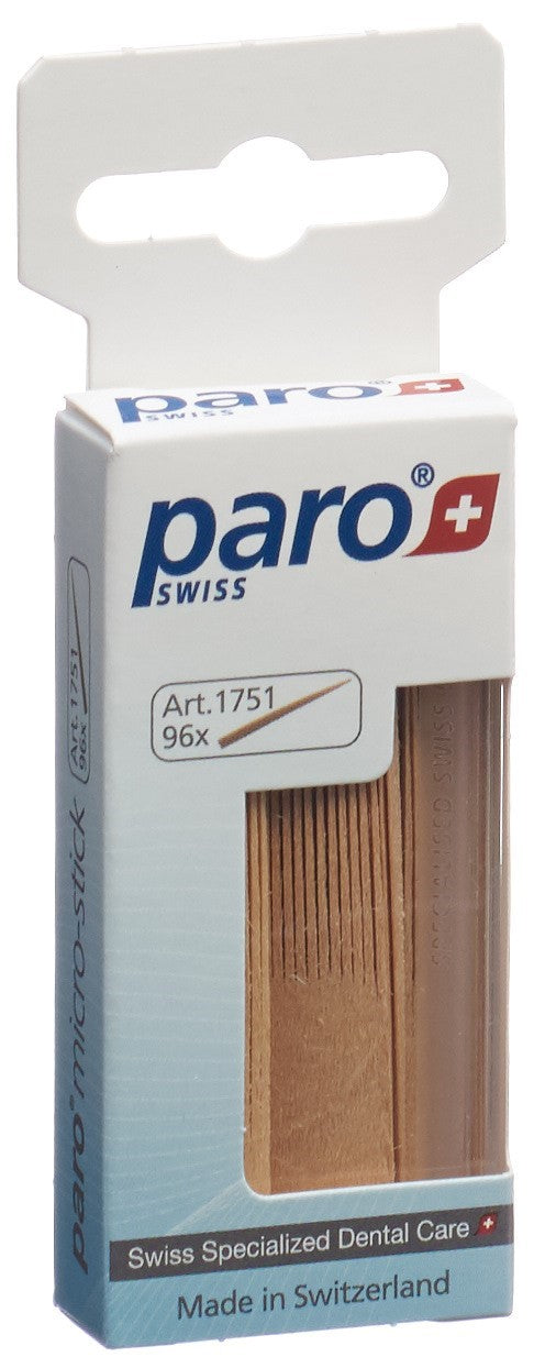 PARO MICRO STICKS Zahnholz superfein 96 Stk 1751