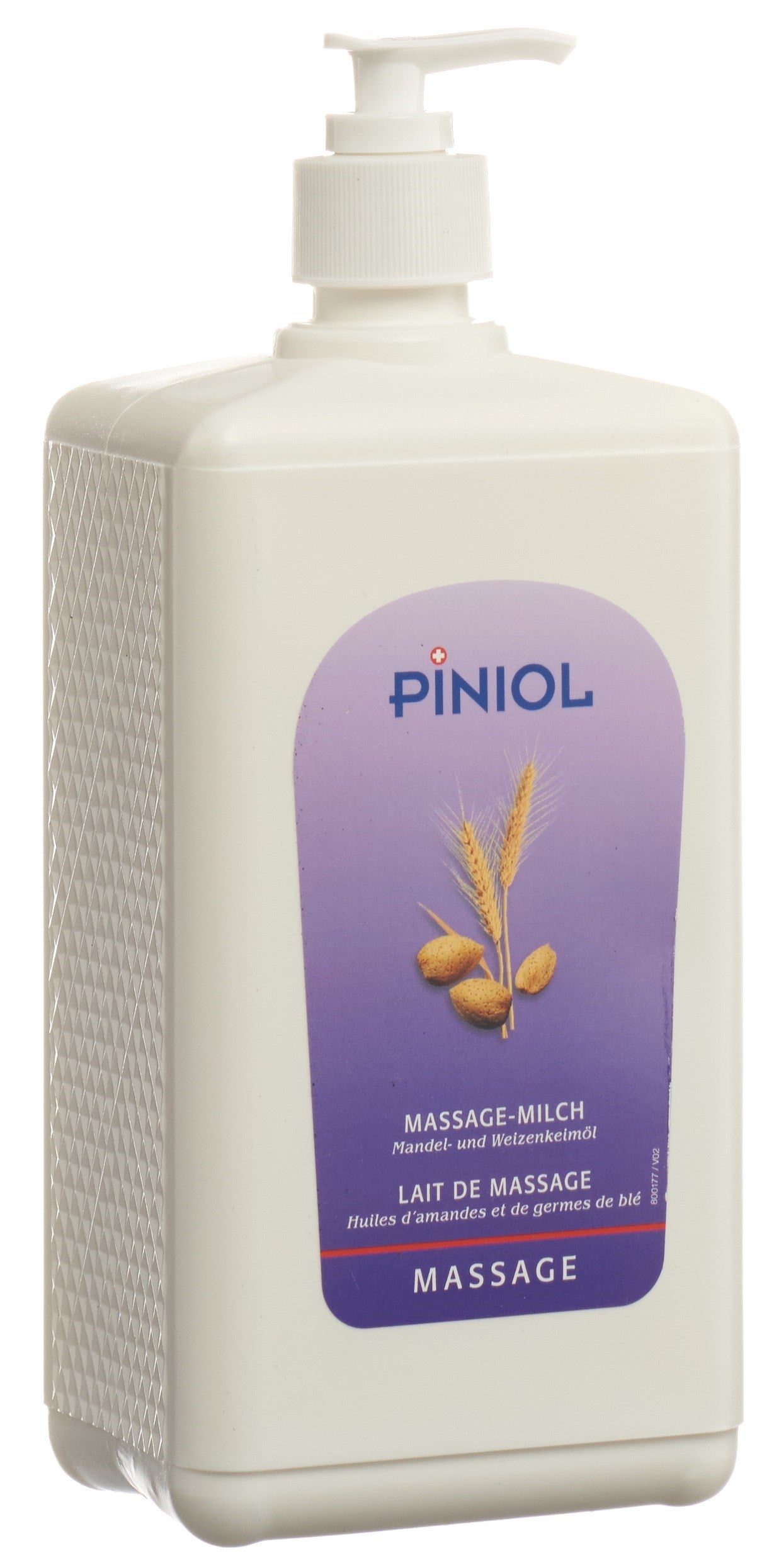 PINIOL Massagemilch m Mandel-Weizenkeimöl 1000 ml