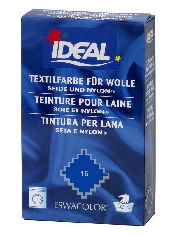 IDEAL Wolle Color Plv No16 blau franc 30 g