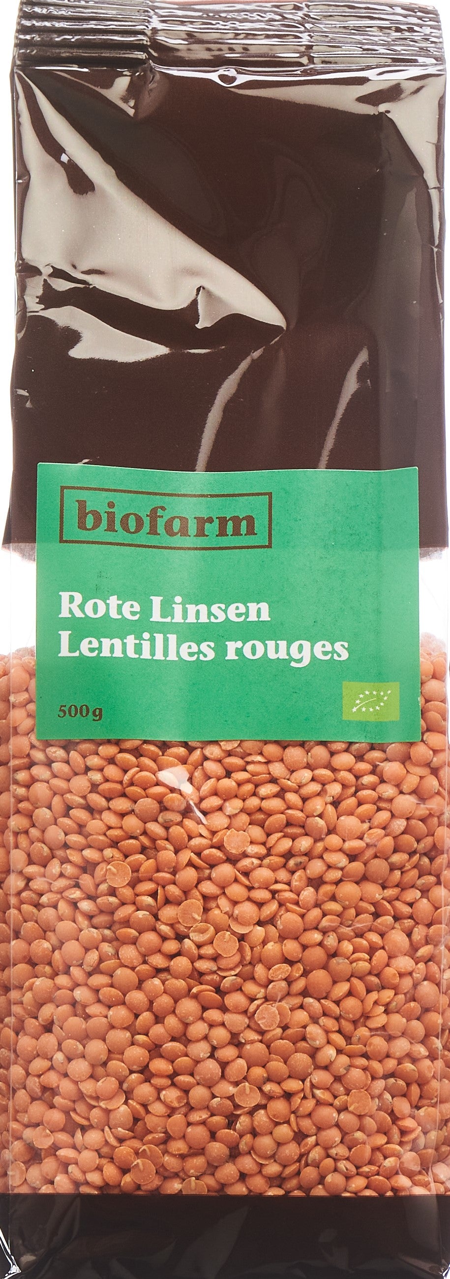 BIOFARM Rote Linsen Knospe Btl 500 g
