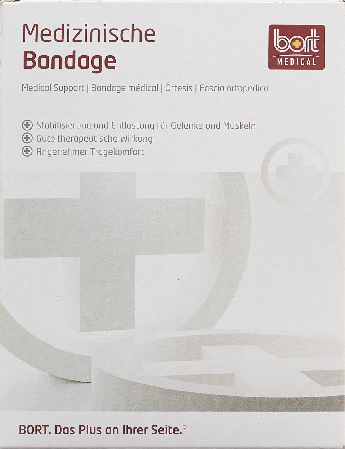 BORT Kniebandage M -37cm beige