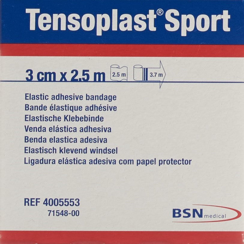 TENSOPLAST SPORT Elastisches Tape 3cmx2.5m