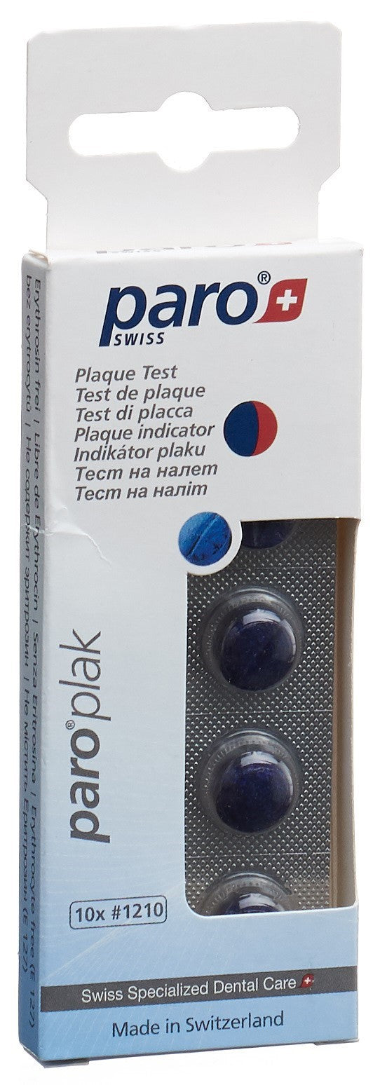 PARO PLAK 2-Farben Tabletten rot/blau 10 Stk 1210