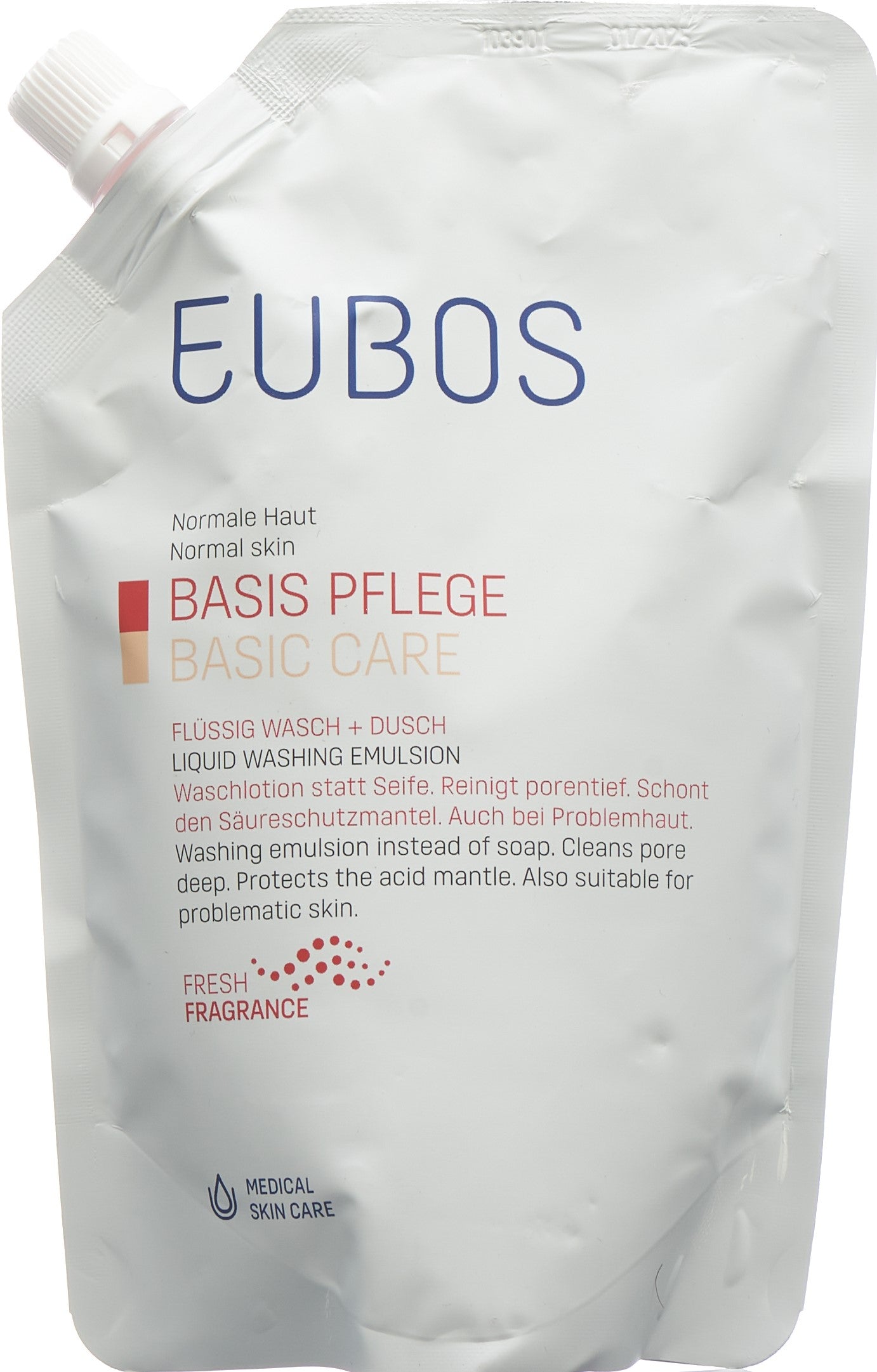 EUBOS Seife liq parf rosa refill 400 ml