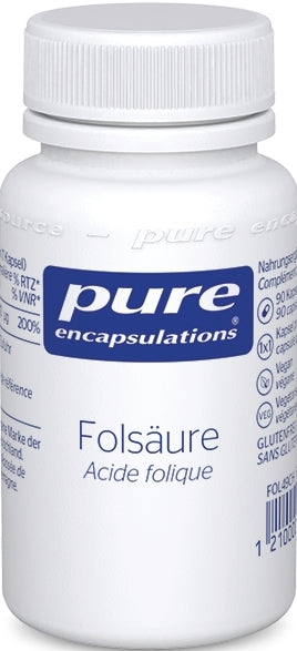 PURE Folsäure Kaps Ds 90 Stk