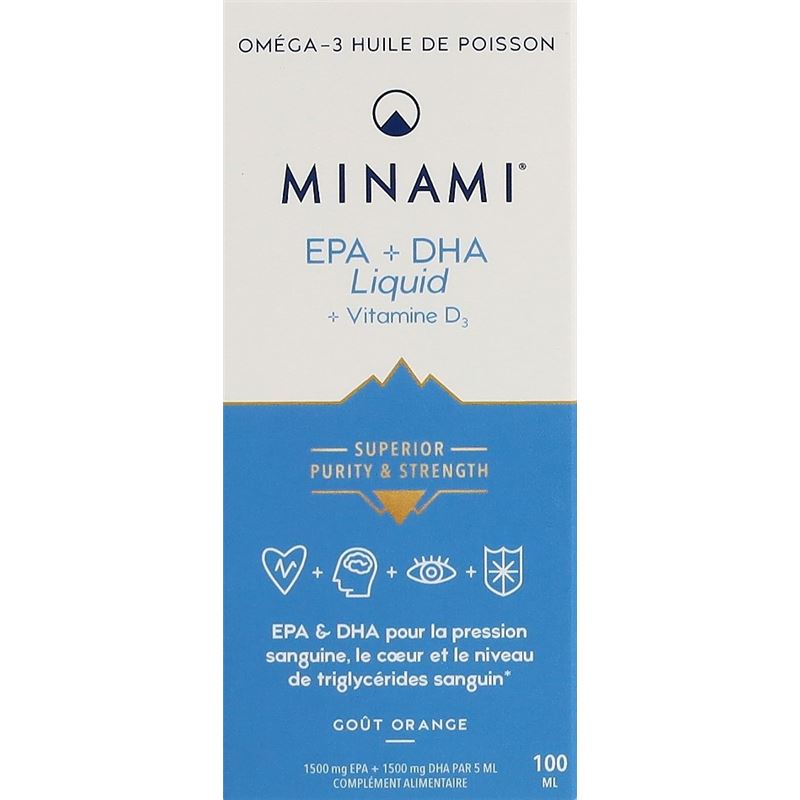 MINAMI EPA+DHA Liquid Glasfl 100 ml