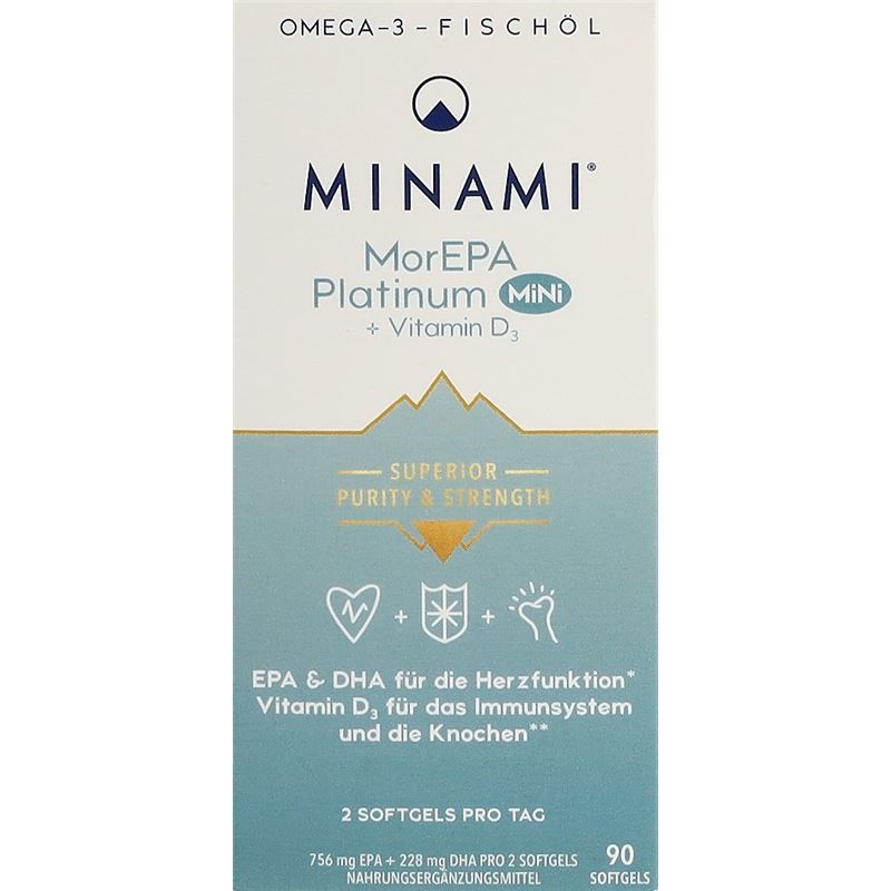 MINAMI MorEPA Platinum Mini Weichkaps Ds 90 Stk