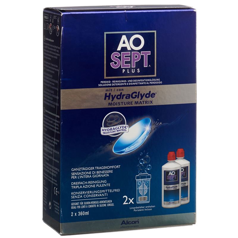 AOSEPT PLUS liq mit HydraGlyde 2 x 360 ml