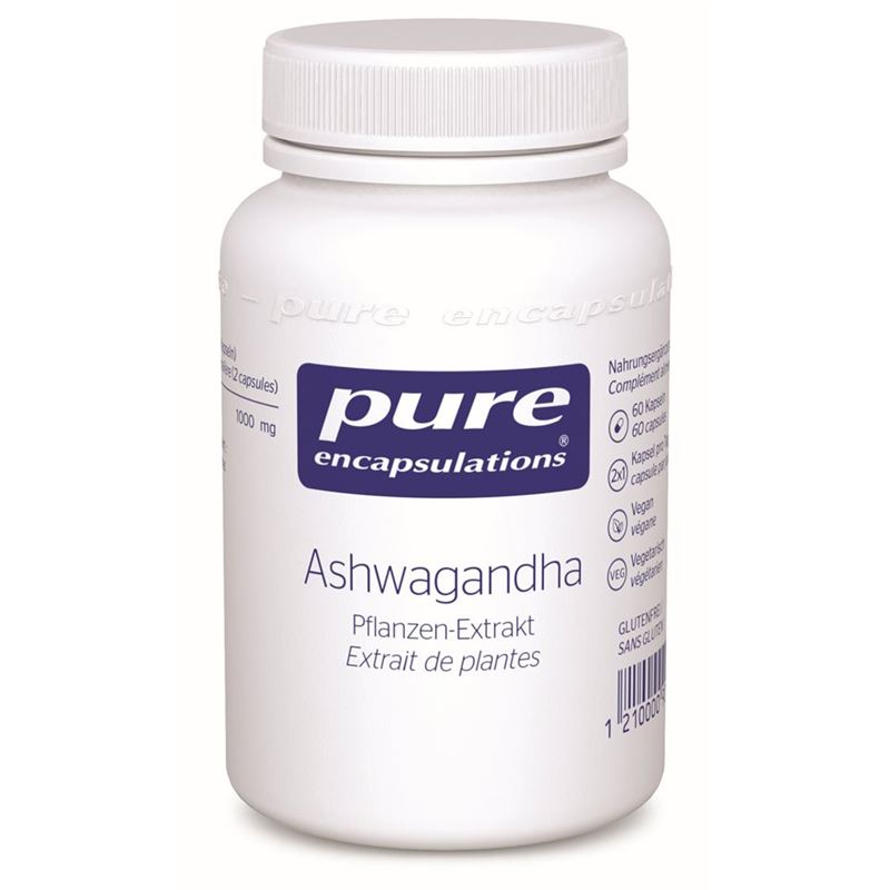 PURE Ashwagandha Kaps Ds 60 Stk