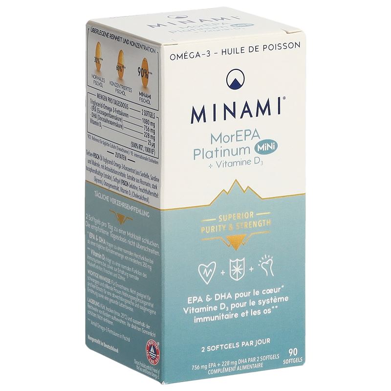 MINAMI MorEPA Platinum Mini Weichkaps Ds 90 Stk