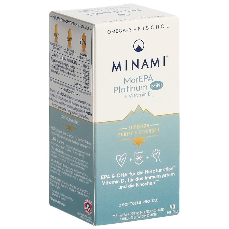MINAMI MorEPA Platinum Mini Weichkaps Ds 90 Stk