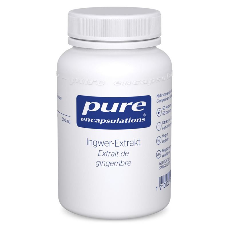 PURE Ingwer-Extrakt Kaps Fl 60 Stk