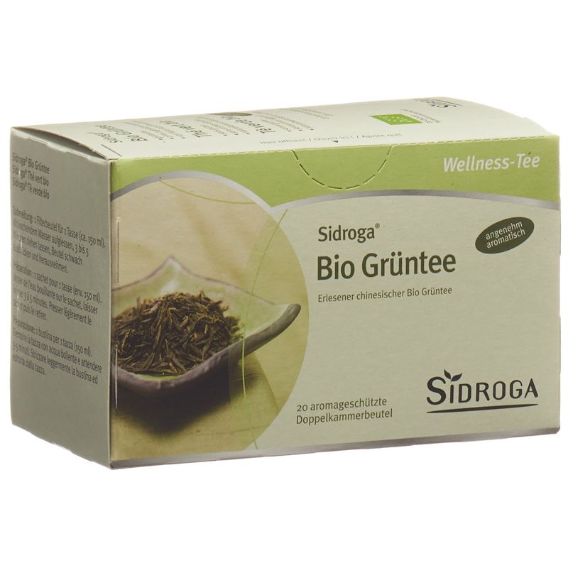 SIDROGA Bio Grüntee Btl 20 Stk