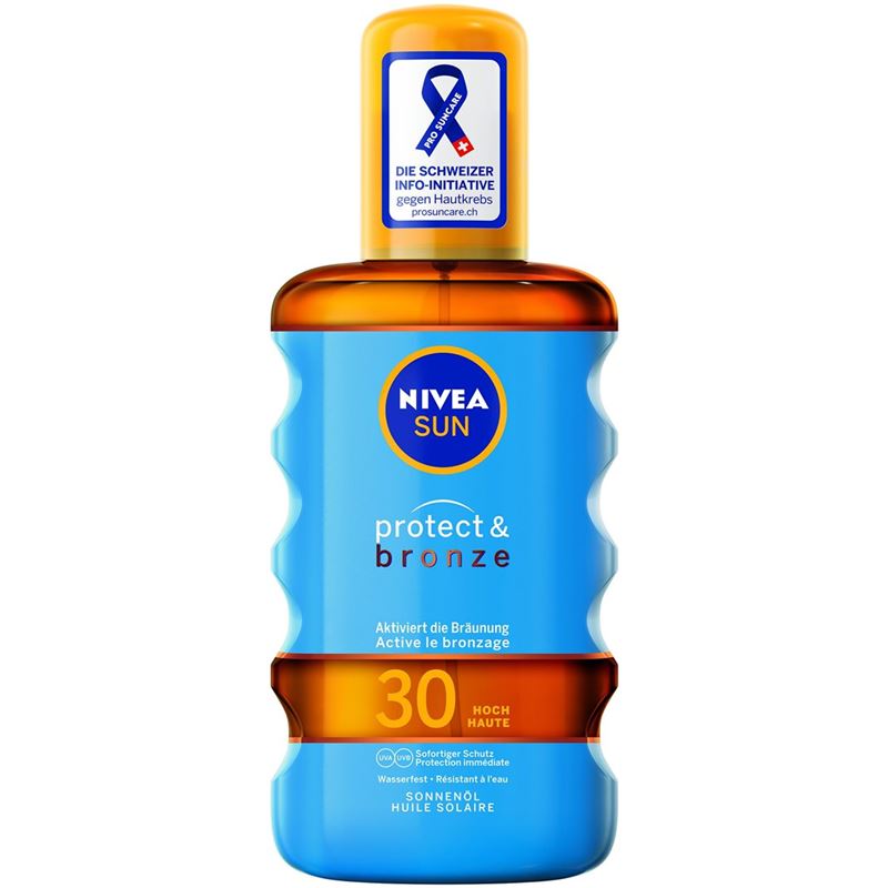 NIVEA Sun Protect&Bronze Sonnenöl LSF30 200 ml